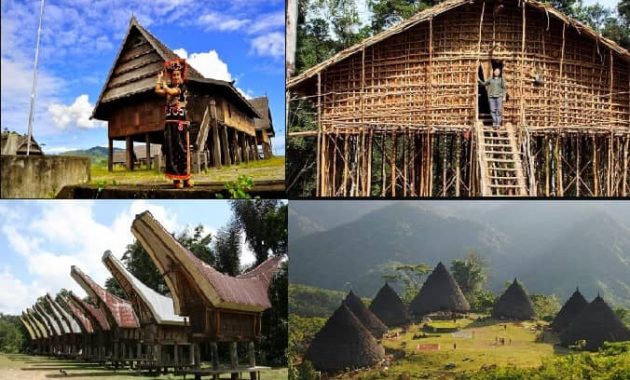 rumah adat indonesia beserta daerah asalnya